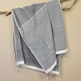 Beach towel Abay dark grays